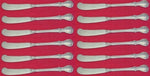 Old Master by Towle Sterling Silver Butter Spreaders Flat Handle 5 3/4" Set 12