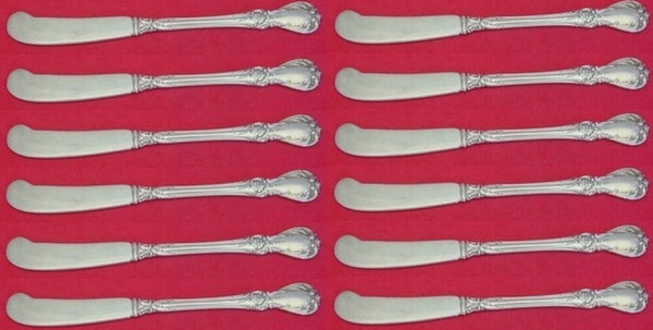 Old Master by Towle Sterling Silver Butter Spreaders Flat Handle 5 3/4" Set 12