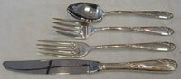 Sweetheart Rose By Lunt Sterling Silver Regular Size Place Setting(s) 4pc