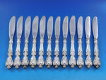 Melrose by Gorham Sterling Silver Butter Spreader Hollow handle Set 12 pc 6 1/4"