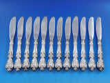 Melrose by Gorham Sterling Silver Butter Spreader Hollow handle Set 12 pc 6 1/4"