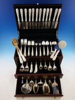 Repousse by Kirk Sterling Silver Flatware Set for 12 Service 134 Pieces Dinner