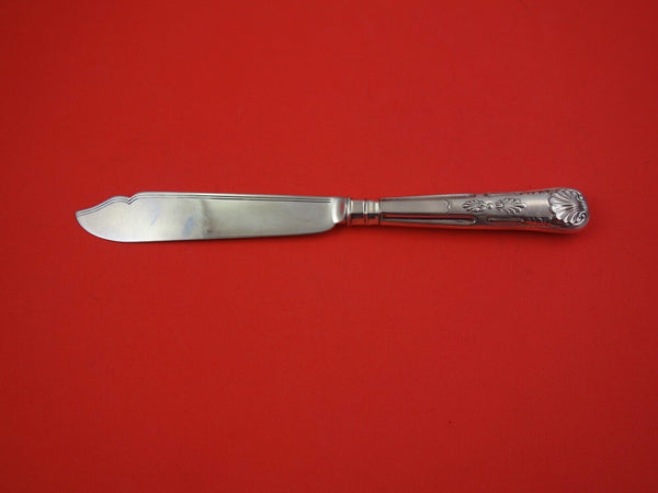 Kings by James Robinson Sterling Silver Fish Knife HH AS 9 1/4"
