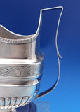 Floral by Unknown Sterling Silver Milk Pitcher Gadroon Edge 6 3/4" (#8484)