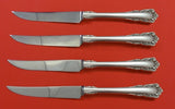 Carillon by Lunt Sterling Silver Steak Knife Set 4pc HHWS  Custom Made 8 1/2"