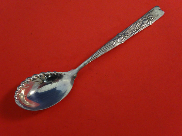Vine by Tiffany and Co Sterling Silver Sorbet Spoon Scalloped with Iris 5 1/4"