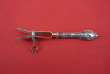 French Sterling by Various Makers Sterling Silver Bone Holder w/ figural 4 1/4"