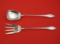 Mary Chilton by Towle Sterling Silver Lettuce Set 2-pc fork 8 7/8" spoon 8 3/4"