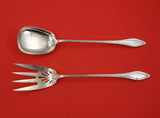 Mary Chilton by Towle Sterling Silver Lettuce Set 2-pc fork 8 7/8" spoon 8 3/4"