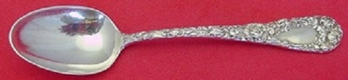 Chrysanthemum by Durgin Sterling Silver Demitasse Spoon 4 1/8"