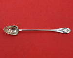 Mount Vernon by Lunt Sterling Silver Olive Spoon Pierced w/Flowers Long Orig 8"
