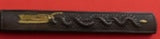 Kozuka by Unknown Mixed Metals Fish Knife Japanese Motif Stainless Blade 7 1/4"