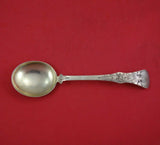 Flat Rose by Magnus Aase Norwegian Sterling Silver Cream Soup Spoon 7"
