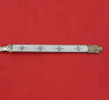 Hestenes Norwegian Sterling Silver Pickle Fork 2-Tine with White Enamel 3 7/8"