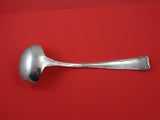 Lap Over Edge Acid Etched by Tiffany and Co Sterling Silver Oyster Ladle 11 1/4"