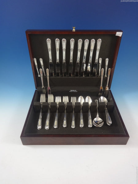 Inaugural by State House Sterling Silver Flatware Set For 8 Service 48 Pieces