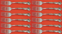 Rondo by Gorham Sterling Silver Salad Fork Set 12 pieces 6 3/4"