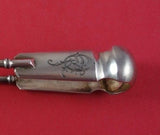 Russian Sterling Silver Sugar Tong with Maker Mark PJS 1.87 ozt. 5 1/2"