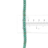 5mm Strand of Patagonia Genuine Natural Turquoise Beads Necklace 19" (#J6759)
