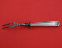 Pantheon by International Sterling Silver Steak Carving Fork HH WS 8 5/8"