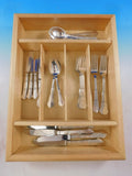 Antik by E. Dragsted Danish Sterling Silver Flatware Set Service Mid Century Mod