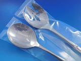Brocade by International Sterling Silver Salad Serving Set Pierced Custom 2-pc