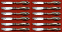 Decor by Gorham Sterling Silver Butter Spreader HH modern Set 12 pcs 6 1/4"