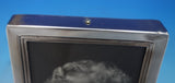 Lunt Sterling Silver Picture Frame Blue Velvet Stand #1186 (Broken Glass) #6885