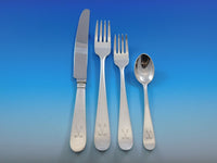 Atelier Borgila Sterling Silver Flatware Set 12 Service Swedish Modern 122 pcs