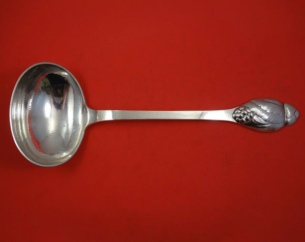 Number 6 aka Blossom by Evald Nielsen Danish Sterling Silver Soup Ladle Orig 14"