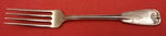 Palm by Tiffany Rare Copper Sample Regular Fork 7 1/4"