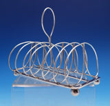 English Sterling Silver Toast Rack 5 1/2" x 6" x 4" (#7883)