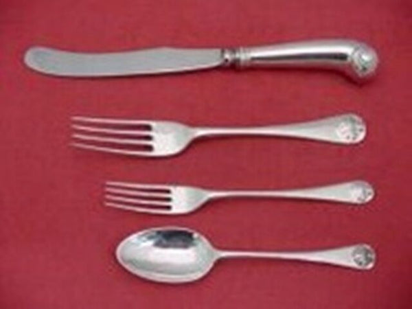 Williamsburg Shell by Stieff Sterling Silver Dinner Size Place Setting(s) 4pc