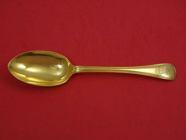 Theaded Vermeil by Francis Higgins English Sterling Silver Place Soup Spoon