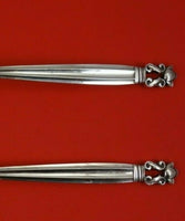 Acorn by Georg Jensen Sterling Silver Vegetable Serving Set 2pc 9 1/2" Vintage