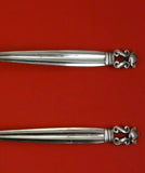 Acorn by Georg Jensen Sterling Silver Vegetable Serving Set 2pc 9 1/2" Vintage