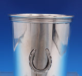 William Kendrick Sterling Silver Mint Julep Cup w/ Horseshoe 3" x 3 3/4" (#7876)