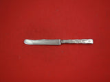 Lap Over Edge Acid Etched by Tiffany Sterling Dessert Knife HHAS w/Cicadas