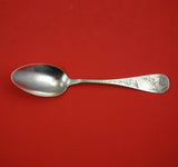 Rose Engraved by Seymour Sterling Silver Teaspoon 5 1/2" Flatware Heirloom