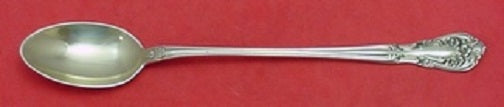 Chateau Rose by Alvin Sterling Silver Iced Tea Spoon 7 1/2"   Vintage Silverware