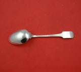 Norman Hammered by Shreve Sterling Silver Serving Spoon Applied Mono "B" 8 1/2"