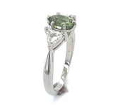 Platinum 1.28 Carat GIA Genuine Natural Alexandrite and Diamond Ring (#J6505)