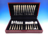 Golden La Strada by International Sterling Silver Flatware Service Set 60 pieces