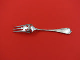 Rustic by Towle Sterling Silver Pastry Fork pierced four-leaf clover 2-tine 6"