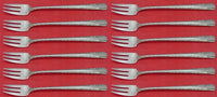 Candlelight by Towle Sterling Silver Cocktail Fork Set 12 pieces 5 3/4"