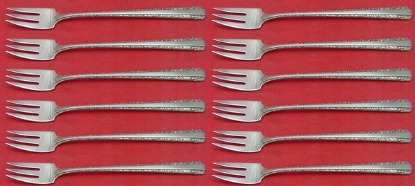 Candlelight by Towle Sterling Silver Cocktail Fork Set 12 pieces 5 3/4"