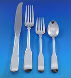 Colonial Fiddle by Tuttle Sterling Silver Flatware Set 12 Service 65 pcs Dinner