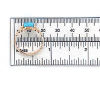 10k Gold Victorian Sleeping Beauty Genuine Natural Turquoise Ring 7.75 (#J6568)