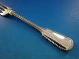Fiddle Thread by James Robinson Sterling Silver Dinner Fork 4-Tine Turned Up