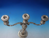 Victoria by Fisher Sterling Silver Candelabra Pair 3-Light #350 Heavy (#5835)